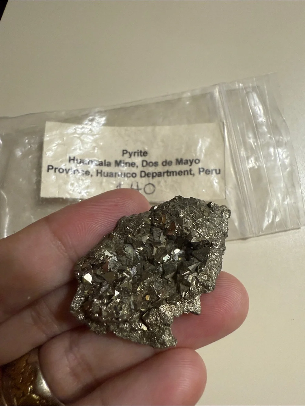 Pyrite Cluster Decorative Stone - Silver